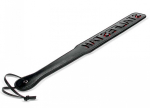 Гладкая черная шлепалка с надписью HATSEFLATS - 48 см.