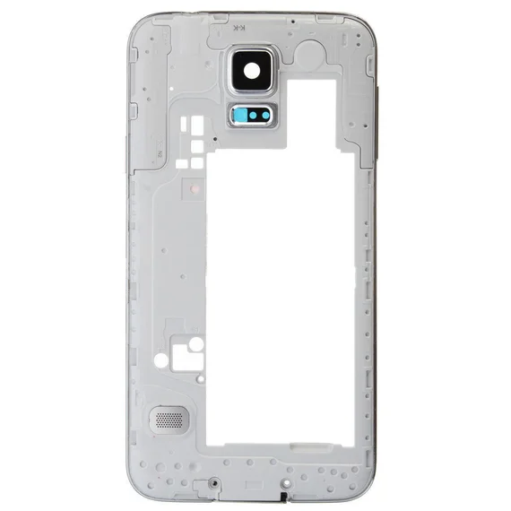 Средняя часть корпуса для Samsung Galaxy S5 с кнопками (Серая)