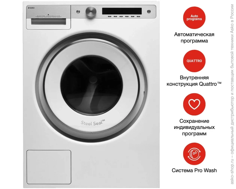 Стиральная машина Asko W6098X.W/1 фото 11