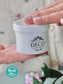Клей для творчества ПВА японский белый густой CLAYCRAFT BY DECO, быстросохнущий (60 мл, 70 гр)
