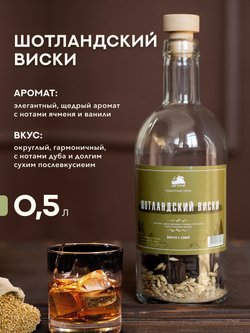 Подарочный набор бутылок по 0,5 литр"КОНЬЯЧНАЯ СЕРИЯ №2" (Французский коньяк, Шотландский виски, Вишня на коньяке)