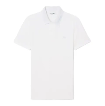 Мужское теннисное поло Lacoste Slim Fit Pique - white
