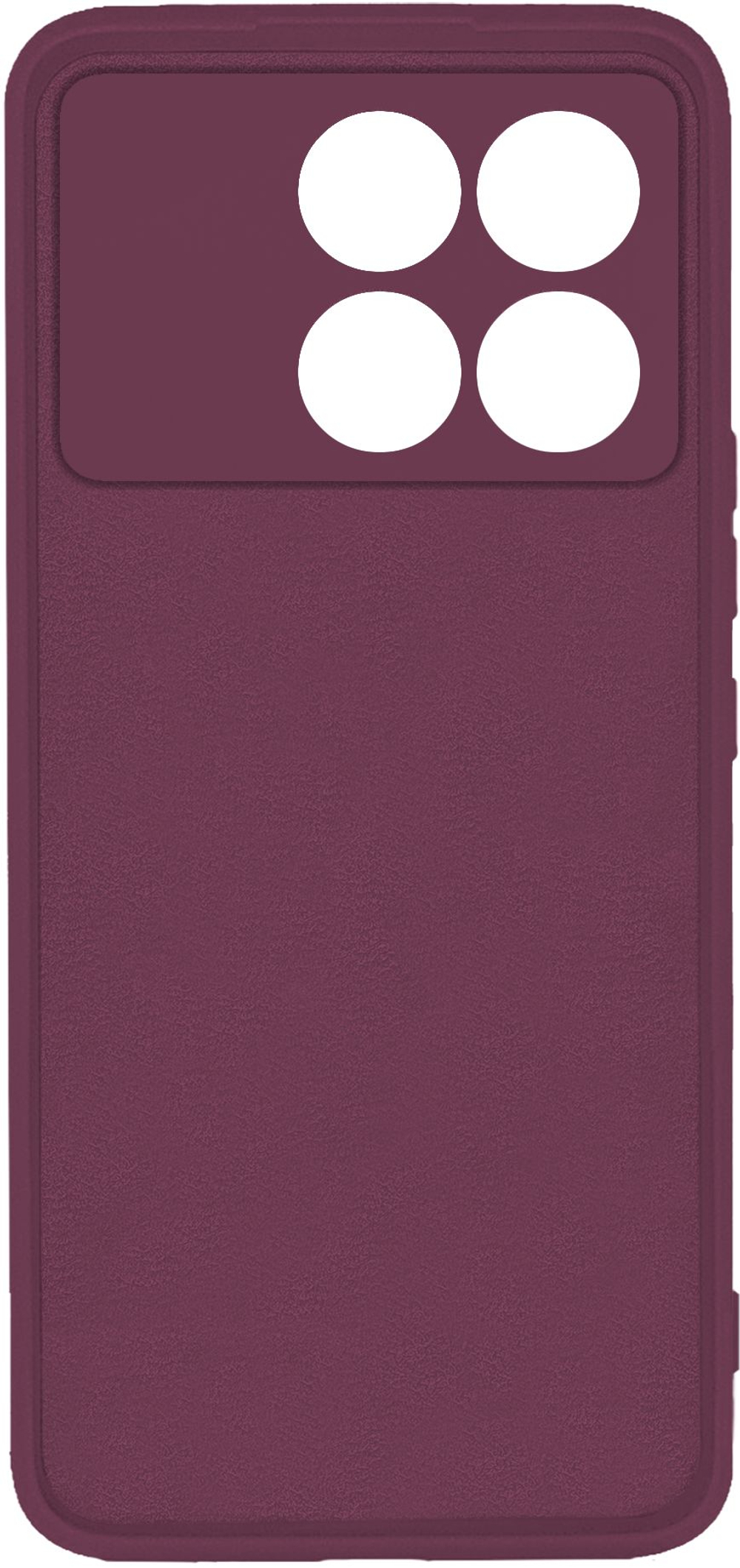 Мягкий Soft Touch чехол из силикона для XIAOMI POCO X6 PRO / REDMI K70E с бархатной подкладкой