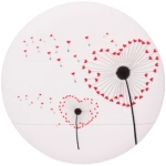 Пуховка для пудры «Beauty Makeup-Heart» d-6см