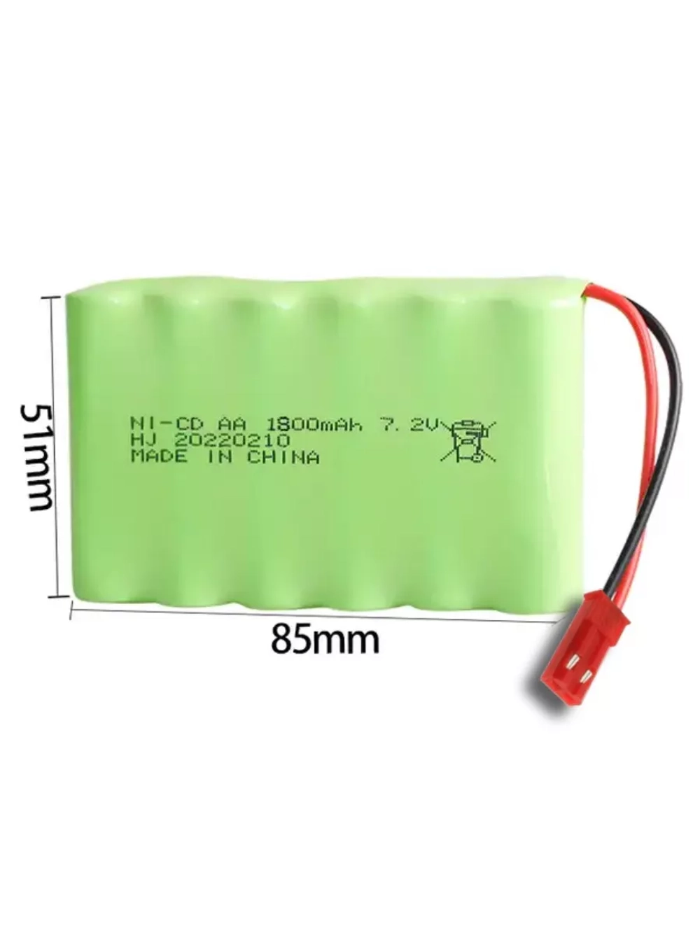 Аккумулятор Ni-Cd 7.2V 1800mAh