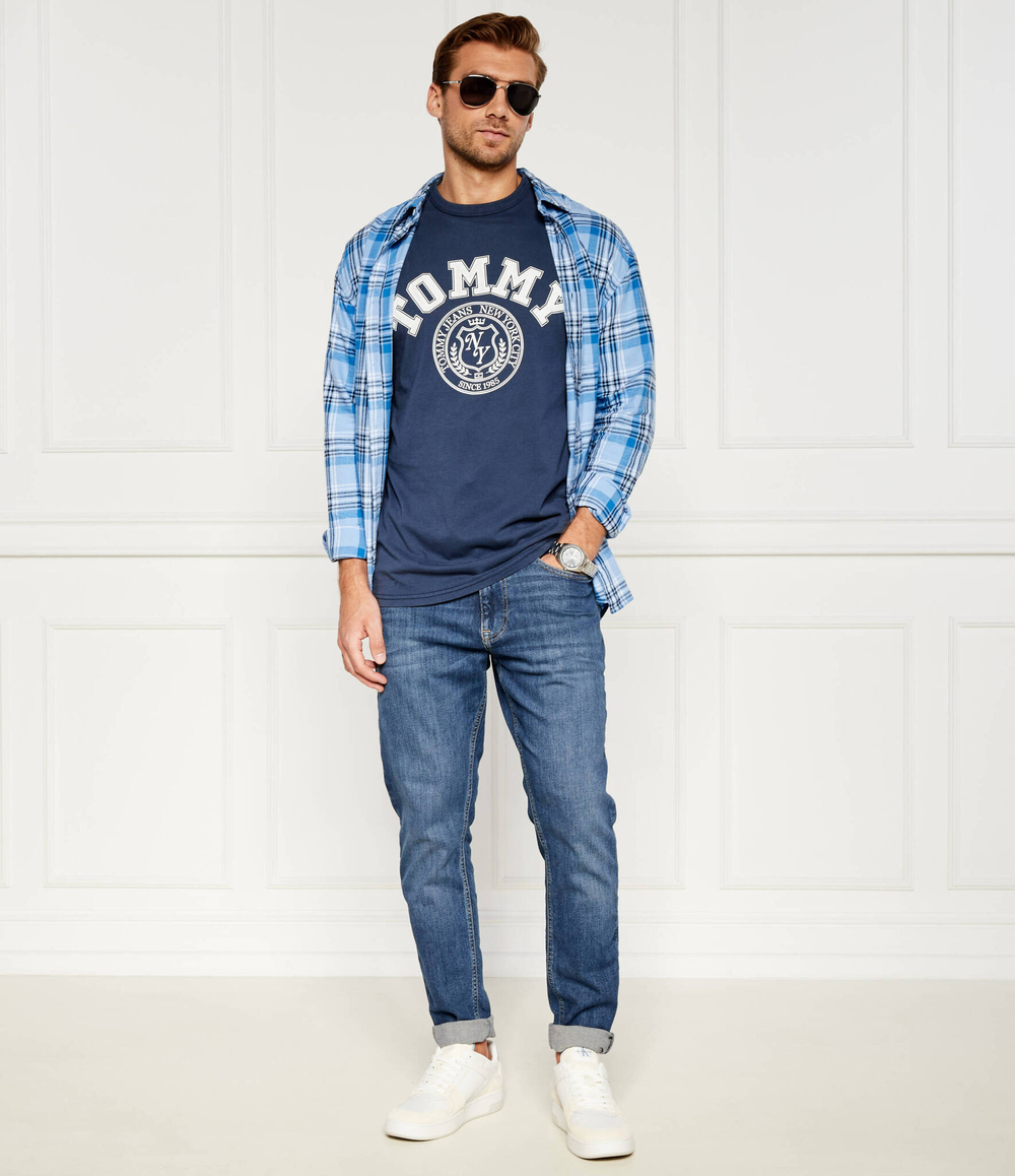 Футболка Tommy Jeans - темно-синий(DM0DM18542)