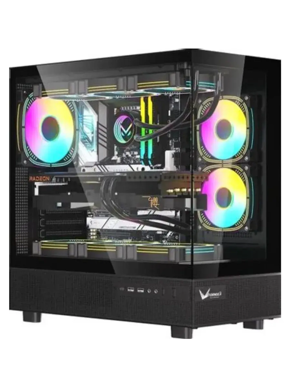 Компьютерный корпус CRYSTAL Z8 B FLOE BLACK