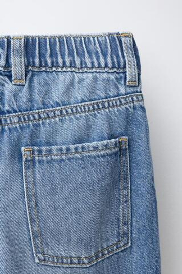 ZARA ДЖИНСЫ BAGGY, ВЫЦВЕТШИЙ СИНИЙ