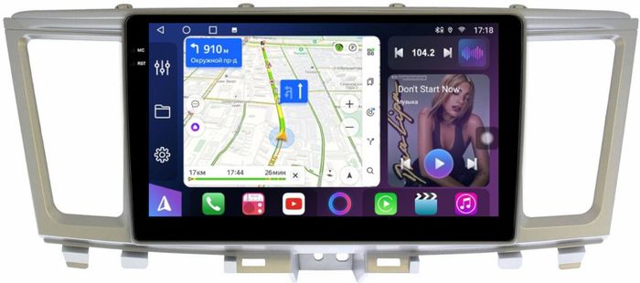 Магнитола для Infiniti QX60, JX35 2012-2016 (пластиковый верх) - FarCar S500-TS10 монитор 9.5" QLED на Android 14, Быстрая, CarPlay, 4G SIM-слот