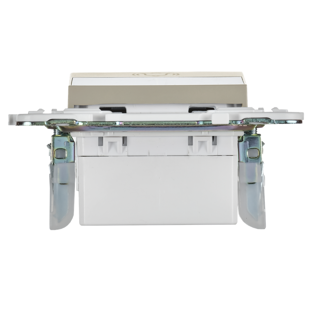 SKANDY Кнопка звонка с индикацией для отелей 10А SK-V17B бежевый IEK