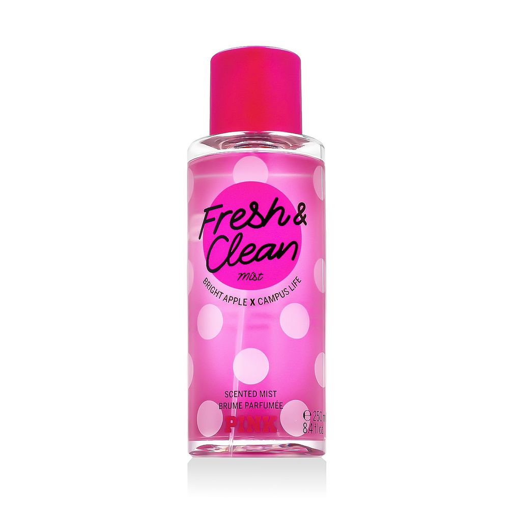 Victoria's Secret Pink Fresh &amp; Clean Bright Apple X Campus Life Bodyspray 250 ml (woman)
