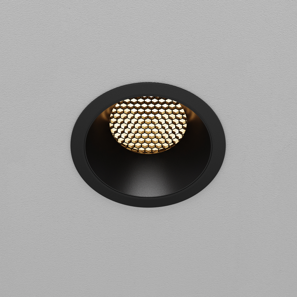 Встраиваемый светодиодный светильник Maytoni Dip DL117-15W-3K-B