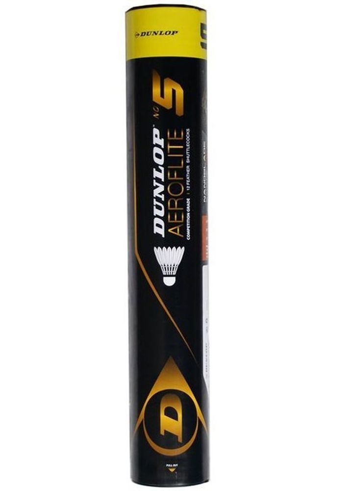 Воланы для бадминтона Dunlop Aeroflite No.5 12P