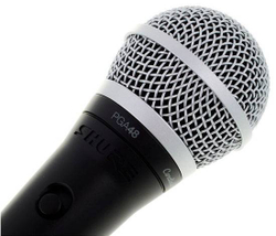 SHURE PGA48-QTR-E кардиоидный вокальный микрофон c выключателем, с кабелем XLR -1/4'