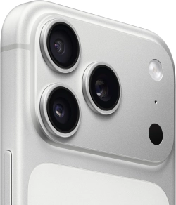 Смартфон Apple A3523 iPhone 17 Pro 256Gb серебристый моноблок 3G 4G 1Sim 6.3" 1206x2622 iOS 26 48Mpix 802.11 a/b/g/n/ac/ax/be NFC GPS Protect