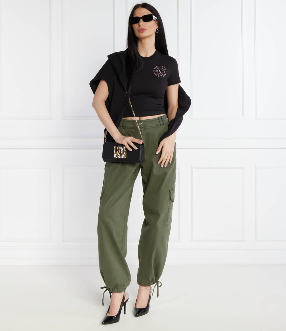 Футболка Versace Jeans Couture - черный(76HAHG06CJ02G)