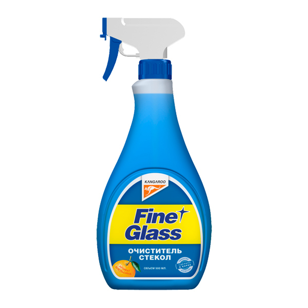 KANGAROO Fine glass - очиститель стекол ароматизированный (500ml)