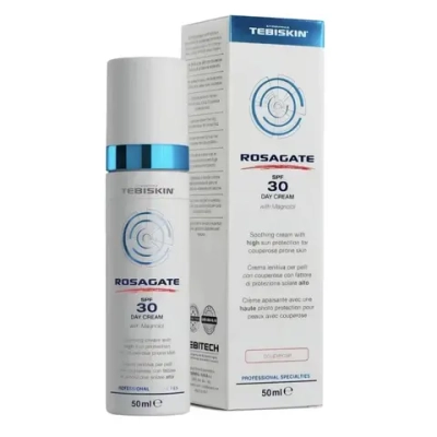 Rosagate Day Cream SPF 30 Tebiskin | Успокаивающий легкий крем Розагейт СПФ 30