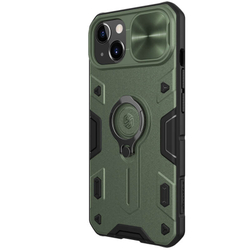 Противоударный чехол с кольцом и защитой камеры Nillkin CamShield Armor Case для iPhone 13