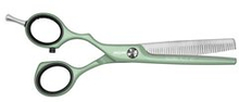 Ножницы филировочные Jaguar White Line Pastell Plus Offset Matcha 40 Left 5.25" для левши