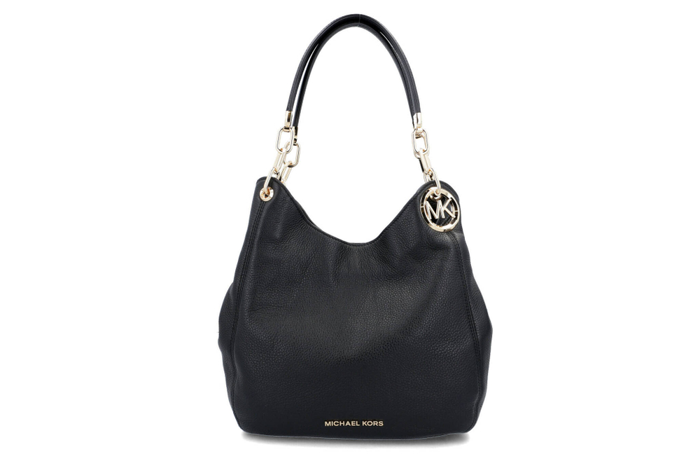 Кожаная сумка хобо lilie Michael Kors - черный(30T9G0LE3L)