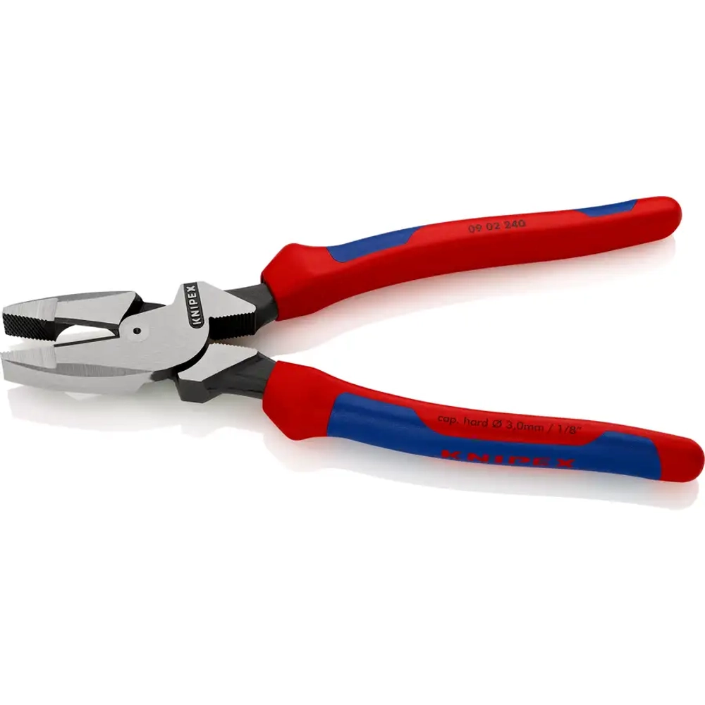 Плоскогубцы электромонтера черненые 240 мм Knipex 09 02 240