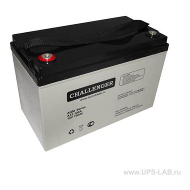 Аккумулятор Challenger A12-100A ( 12V 100Ah / 12В 100Ач ) - фотография
