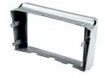 Комплект рамки с разъёмами 9" Toyota Avensis 250 2003-2008 серебро