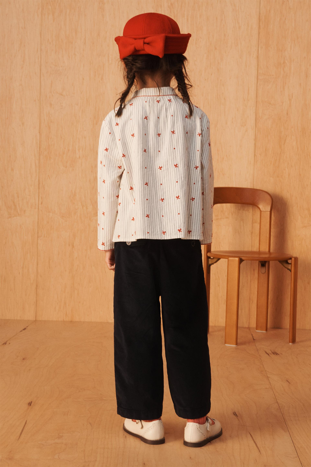 ZARA РУБАШКА С ВЫШИВКОЙ- LIMITED EDITION, ПОЛОСКИ