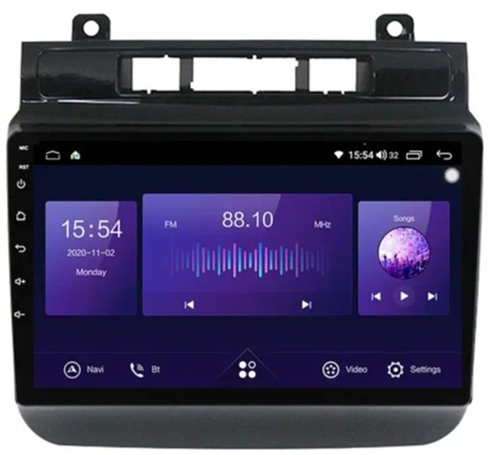 Магнитола для VW Touareg 2010-2018 (поддержка подогревов) - Kuberg MKD-F43-S10 на Android 12, Быстрая, 4G SIM-слот, CarPlay