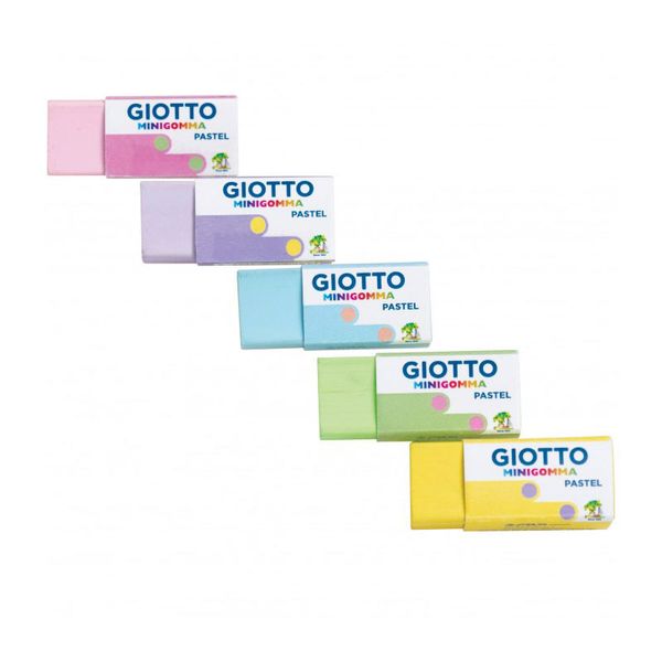 Ластик пастельные цвета 60 шт, Giotto F241600