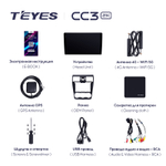Teyes CC3 2K 9"для Subaru Forester XV, Impreza 2012-2015