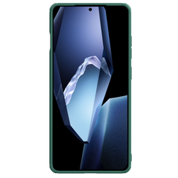 Усиленный чехол зеленого цвета (Dark Green) от Nillkin для OnePlus 13R, OnePlus Ace 5 и 5 Pro, серия Super Frosted Shield Pro