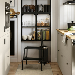 IKEA EKLATANT  (ИКЕА ЕКЛАТАНТ)  -  Банка с крышкой - стекло прозрачное/бамбук 1,8 л