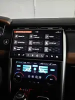 Магнитола для + сенсорная LCD панель климата для Land Rover Discovery 5 2017-2022 (взамен 8" экрана без кнопки OPEN) - RDL монитор 13.3" на Android 13, Быстрая, CarPlay, 4G SIM-слот