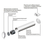 Клапан приточный КП D125 фильтр G3 ВП АПП КФВ L0,5м ERA
