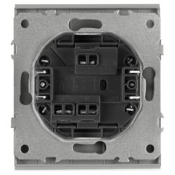 Переключатель ЭРА Arktik 16-1103-03 10АХ-250В алюминий | Эра Arktik