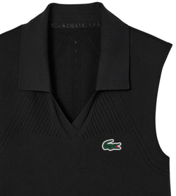 Теннисное платье Lacoste Stretch Tennis - черный