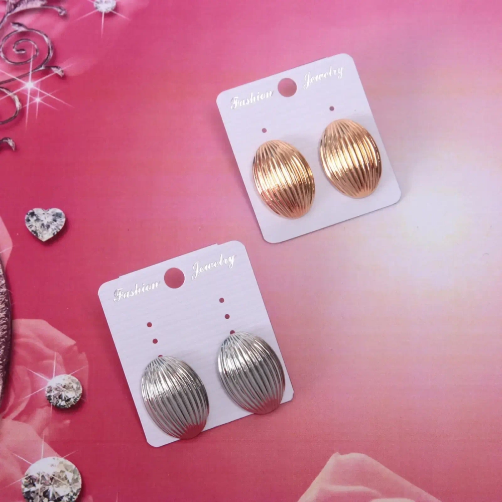 Серьги женские «Fashion Collection - Anna», цвет серебро и золото, 2,5*2см