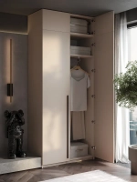Шкаф распашной Lorena 3, кашемир, с антресолью, 80 см