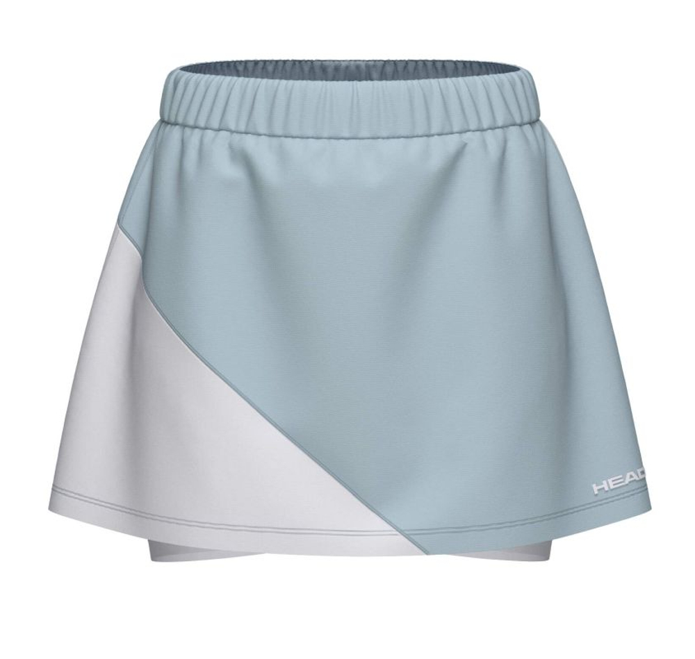 Женская теннисная юбка Head Dynamic - light blue/white