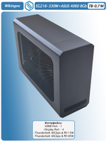 Внешняя видеокарта EGPu Wikingoo EG216 - 330W + ASUS GeForce RTX 4060 8Gb. Thunderbolt 3/4.