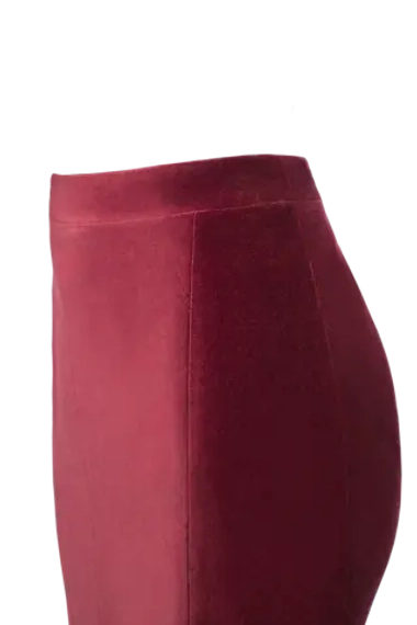 “Velvet moon” Юбка миди годе из шелковистого бархата.