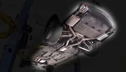 Выхлопная система с заслонками для Cadillac CT6 2.0T