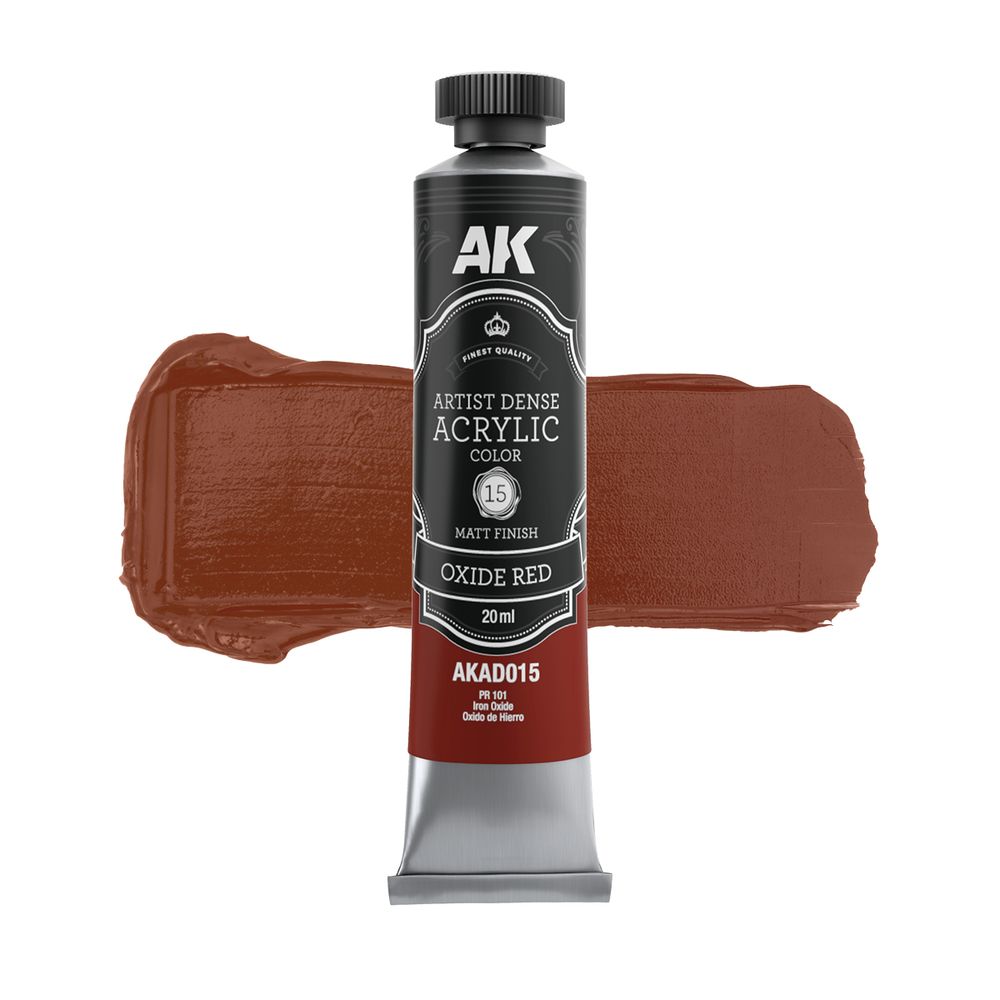 Artistic Dense Acrylic - Oxide Red