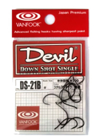 Крючок одинарный VANFOOK DS-21 #7; 10 шт.