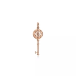 Кулон из розового золота 18k с бриллиантом , Tiffany 💠Daisy key
