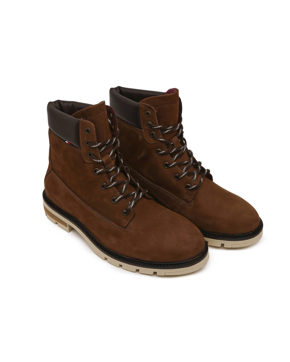 Кожаные трапперы hilfiger padded Tommy Hilfiger - коричневый(FM0FM04205)