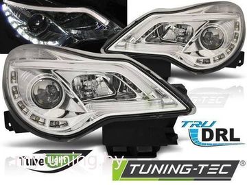 Передние фары для Opel Corsa D (11-14) Chrome