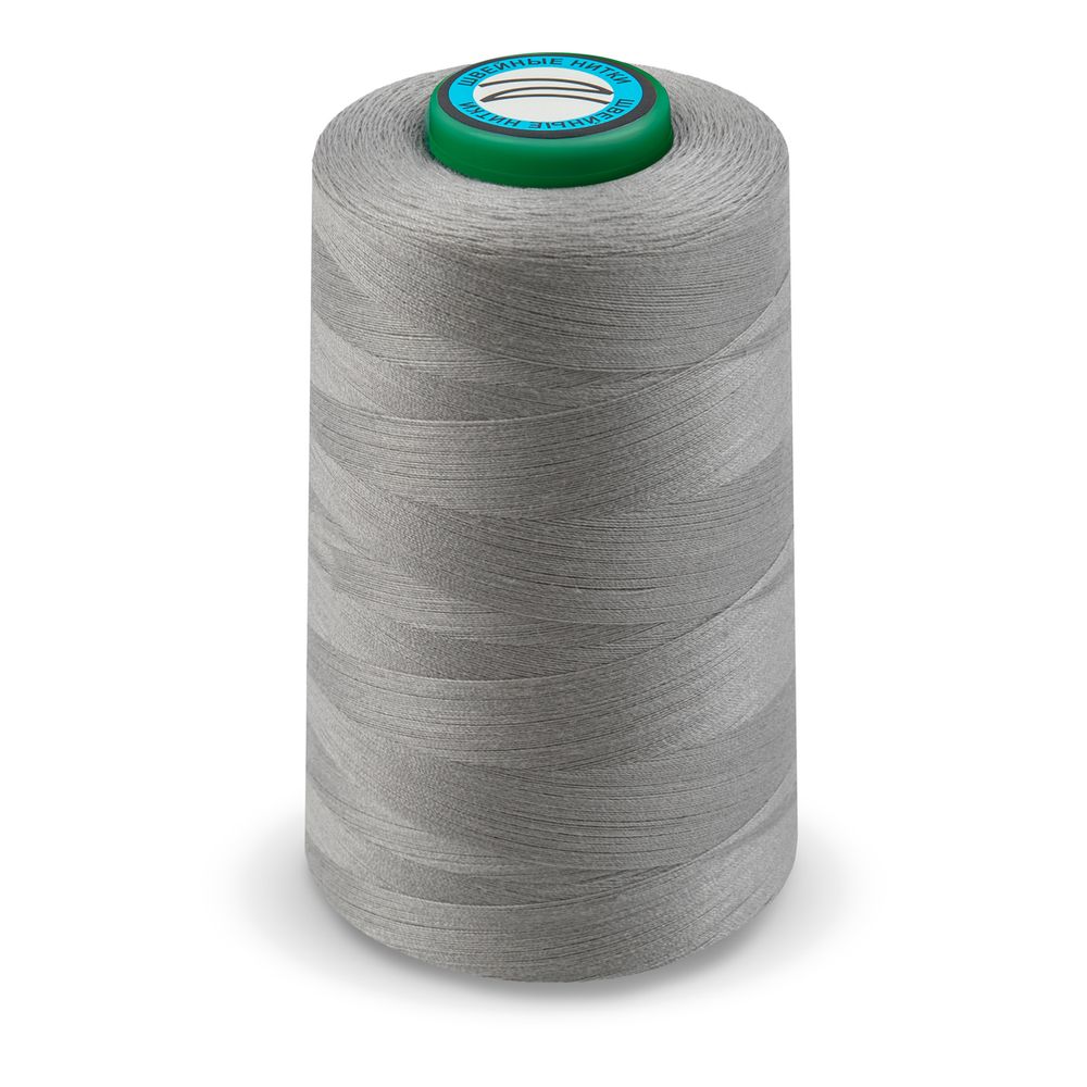 Нитки универсальные Nitka 40/2, 4570 м (5000 ярд) / 1 кат., 366 св.серый